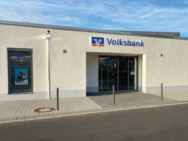 Neubau der Volksbank-Filiale in Stromberg